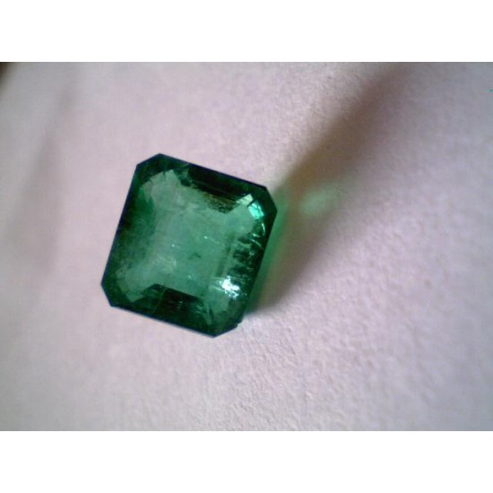 2.84 Ct Untreated Natural Zambian Emerald Gemstone Premium