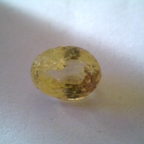 2.85 Ct Unheated Untreated Natural Ceylon Yellow Sapphire Gems 2.85 Ct Unheated Untreated Natural Ceylon Yellow Sapphire Gems