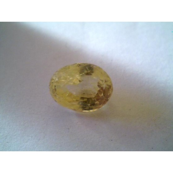 2.85 Ct Unheated Untreated Natural Ceylon Yellow Sapphire Gems