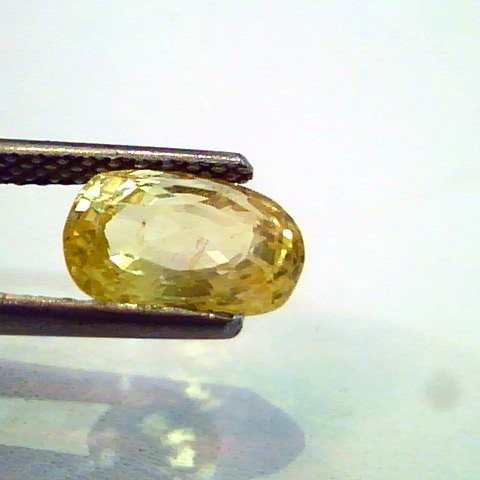 2.85 Ct Unheated Untreated Natural Ceylon Yellow Sapphire Gems
