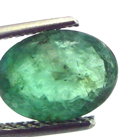 2.81 Ct Untreated Natural Zambian Emerald Gemstone