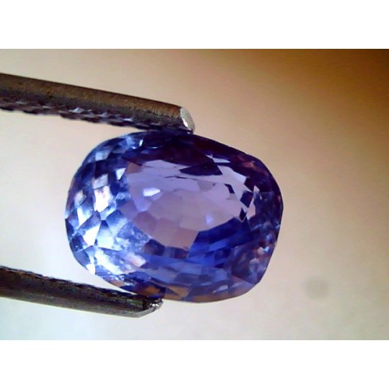 2.92 Ct Unheated Untreated Natural Ceylon Blue Sapphire Neelam++