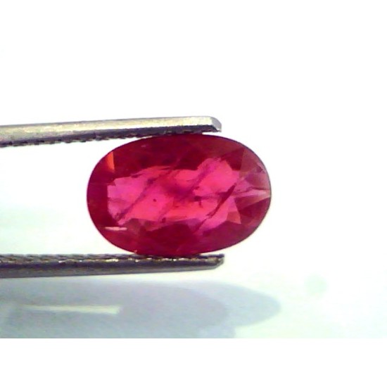 3 Ct Unheated Untreated Natural Mozambique Ruby **Rare**