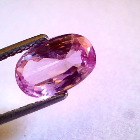 2.97 Ct Unheated Untreated Natural Ceylon Baby Pink Sapphire