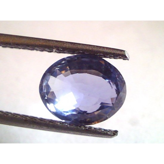 2.97 Ct Unheated Untreated Natural Ceylon Blue Sapphire NeelamA+
