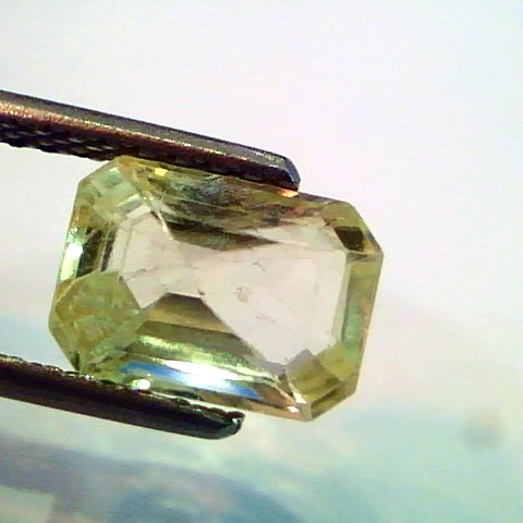 3 Ct Unheated Untreated Natural Ceylon Yellow Sapphire Pukhraj