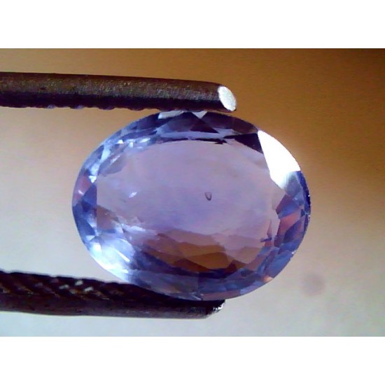 3.09 Ct Untreated Natural Ceylon Blue Sapphire Gems,Real Neelam