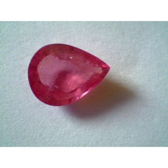 3.10 Ct Pear Shaped Natural New Burma Ruby Gems,Real Manik