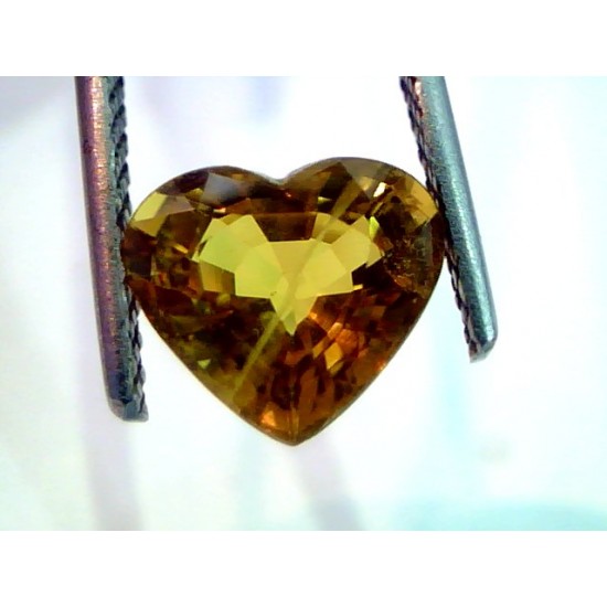 3.15 Ct Natural Premium Yellow Sapphire (Heart shaped) Heated