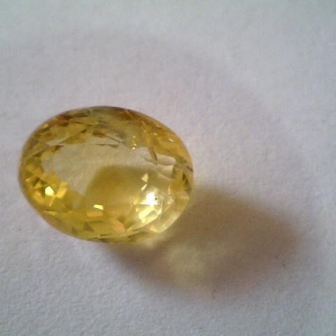 3.1 Ct Unheated Untreated Natural Ceylon Yellow Sapphire Pukhraj