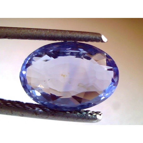 3.12 Ct Unheated Untreated Natural Ceylon Blue Sapphire,Neelam