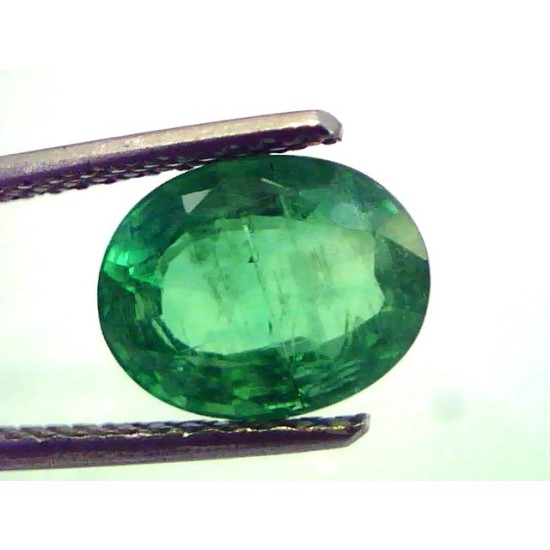 3.13 Ct Unheated Untreated Natural Colombian Emerald AAA