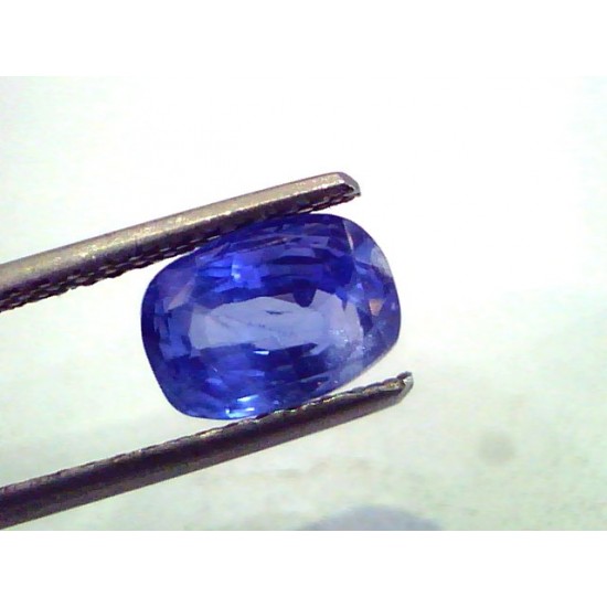 3.14 Ct Unheated Untreated Natural Ceylon Blue Sapphire/Neelam