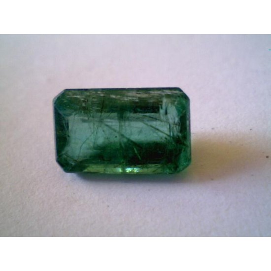3 Ct Top Quality Natural Emerald Cut Zambian Natural Emerald Gem