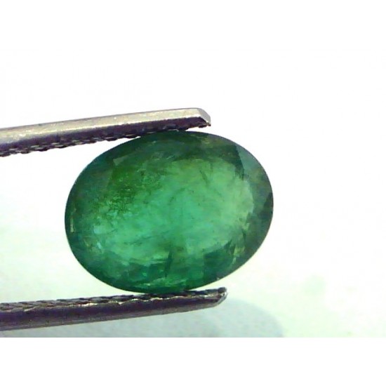 3.10 Ct Unheated Untreated Natural Zambian Emerald Gemstone