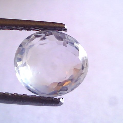 3.12 Ct Unheated Untreated Natural Ceylon White Sapphire