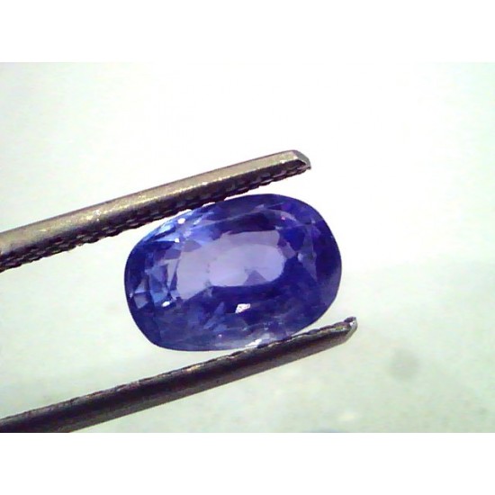 3.28 Ct Unheated Untreated Natural Ceylon Blue Sapphire/Neelam