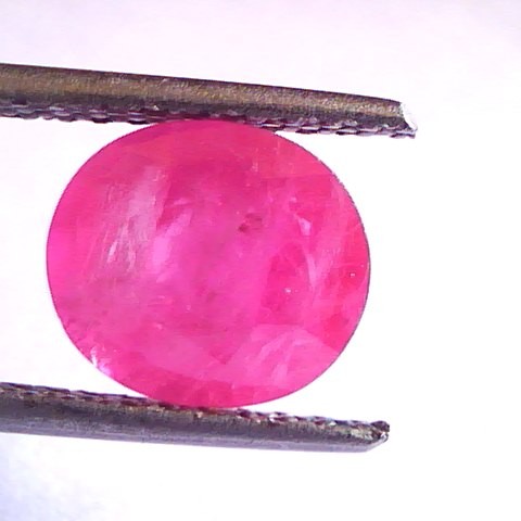 3.22 Ct Untreated Unheated Old Burma Pinkish Red Ruby Gemstone