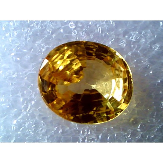 3.29 Ct Untreated Natural Ceylon Yellow Sapphire Gemstone