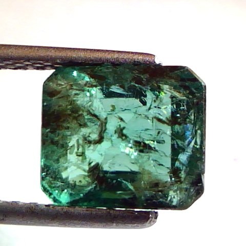3.25 Ct Untreated Natural Zambian Emerald Panna Mercury Gemstone