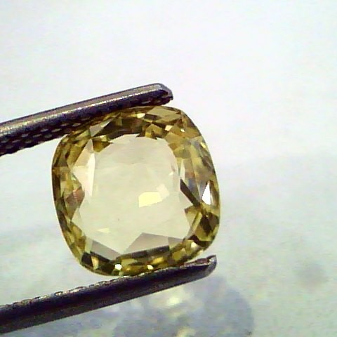 3.25 Ct Unheated Untreated Natural Ceylon Yellow Sapphire Gems