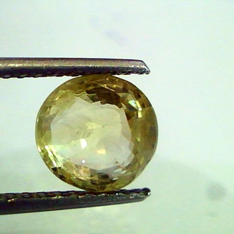3.30 Unheated Untreated Natural Ceylon Yellow Sapphire,Pukhraj