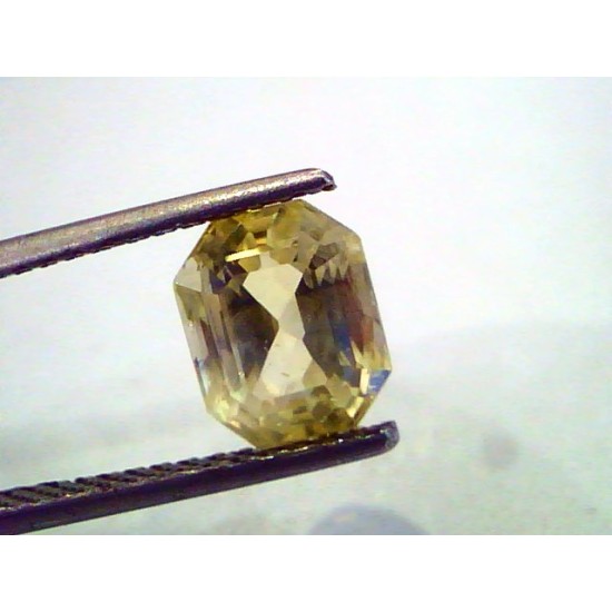3.35 Ct Unheated Untreated Natural Ceylon Yellow Sapphire Gems