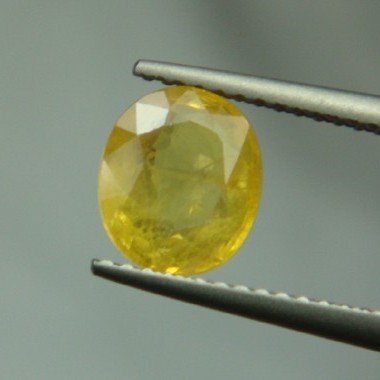 2.50 Carat Natural Bangkok Yellow Sapphire Gemstone,pukhraj 2.50 Carat Natural Bangkok Yellow Sapphire Gemstone,pukhraj