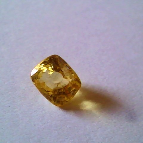 2.99 Ct Unheated Untreted Natural Ceylon Yellow Sapphire,Pukhraj
