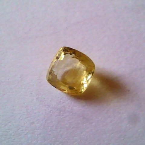 2.85 Ct Unheated Untreted Natural Ceylon Yellow Sapphire,Pukhraj