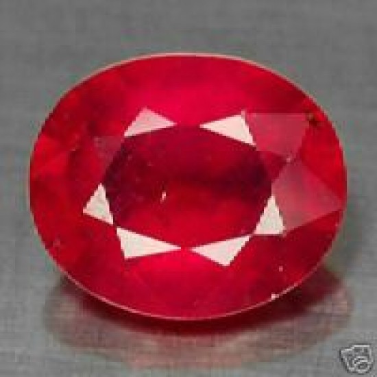 2.1 Carat Natural New Burma Ruby Gemstone (Real Manek)
