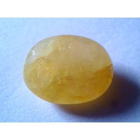 Huge 10.5 Ct Unheated Untreated Natural Ceylon Yellow Sapphire