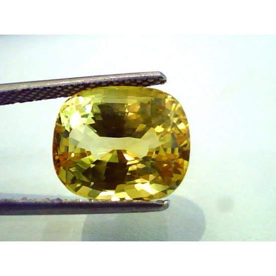 Huge 11.28 Ct Unheated Untreated Natural Ceylon Yellow Sapphire