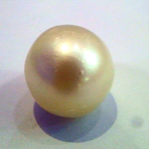 Big 12.10 Ct Certified Natural Round South Sea Pearl,Moti