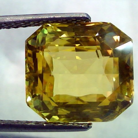 Huge 13.48 Ct Unheated Untreated Natural Ceylon Yellow Sapphire