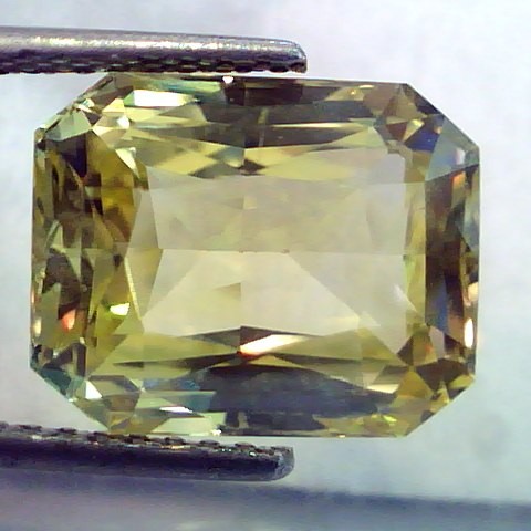 Huge 13.51 Ct Unheated Untreated Natural Ceylon Yellow Sapphire