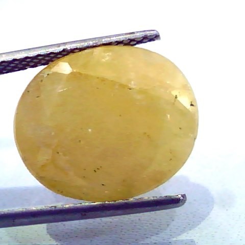 Huge 13.85 Ct Unheated Untreated Natural Burma Yellow Sapphire