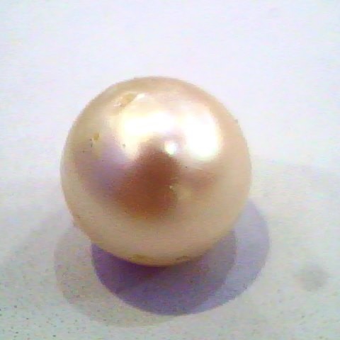 Big 16.25 Ct Certified Natural Round South Sea Pearl, Moti