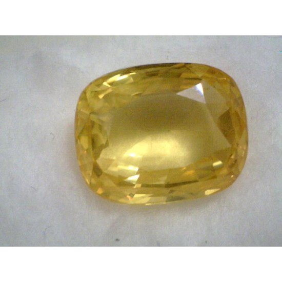 Huge 17.85 Ct Unheated Untreated Natural Ceylon Yellow Sapphire