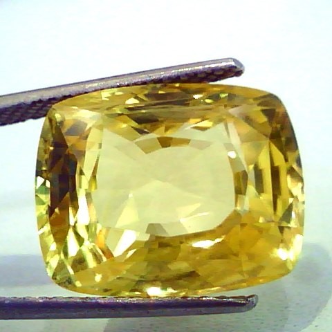 Huge 19.02 Ct Unheated Untreated Natural Ceylon Yellow Sapphire