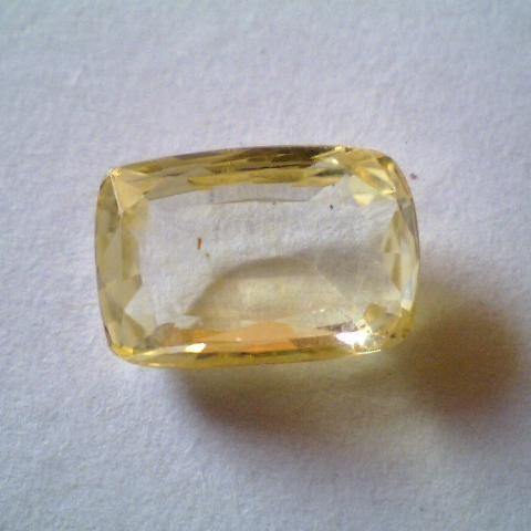 3.4 Ct Unheated Untreted Premium Natural Yellow Sapphire Pukhraj