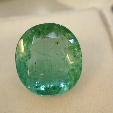3.41 Carat Natural Zambian Emerald Gemstone A+++ 3.41 Carat Natural Zambian Emerald Gemstone A+++