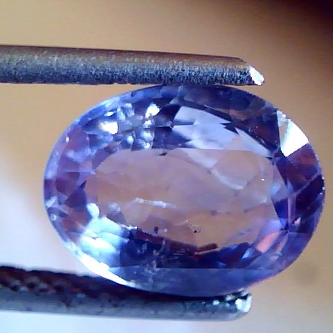 3.39 Ct Untreated Natural Ceylon Blue Sapphire Gems,Real Neelam