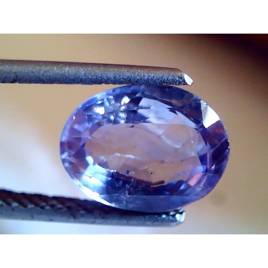 3.39 Ct Untreated Natural Ceylon Blue Sapphire Gems,Real Neelam