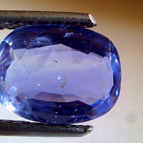 3.42 Ct Unheated Untreated Natural Ceylon Blue Sapphire Neelam