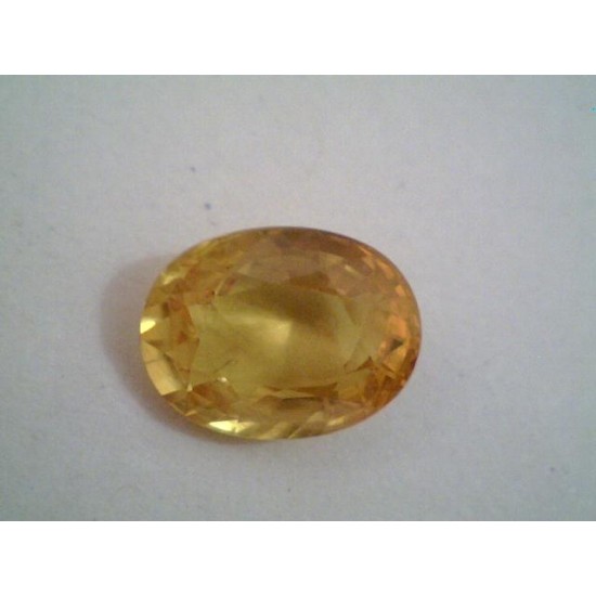 3.60 Ct Premium Natural Bangkok Yellow Sapphire Gemstone,Pukhraj