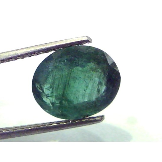 3.64 Ct Untreated Natural Zambian Emerald Gemstone,Real Panna