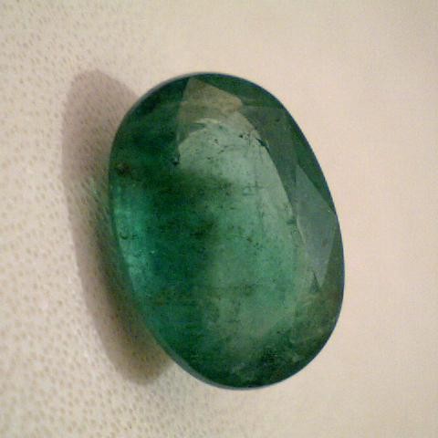 3.75 Carat Natural Untreated Premium Colour Zambian Emerald A+