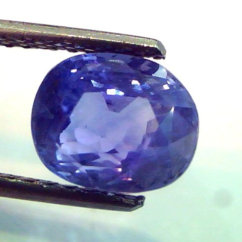 3.79 Carat Unheated Untreated Natural Ceylon Blue Sapphire