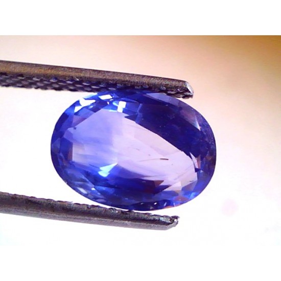 3.90 Ct Unheated Untreated Natural Ceylon Blue Sapphire Neelam
